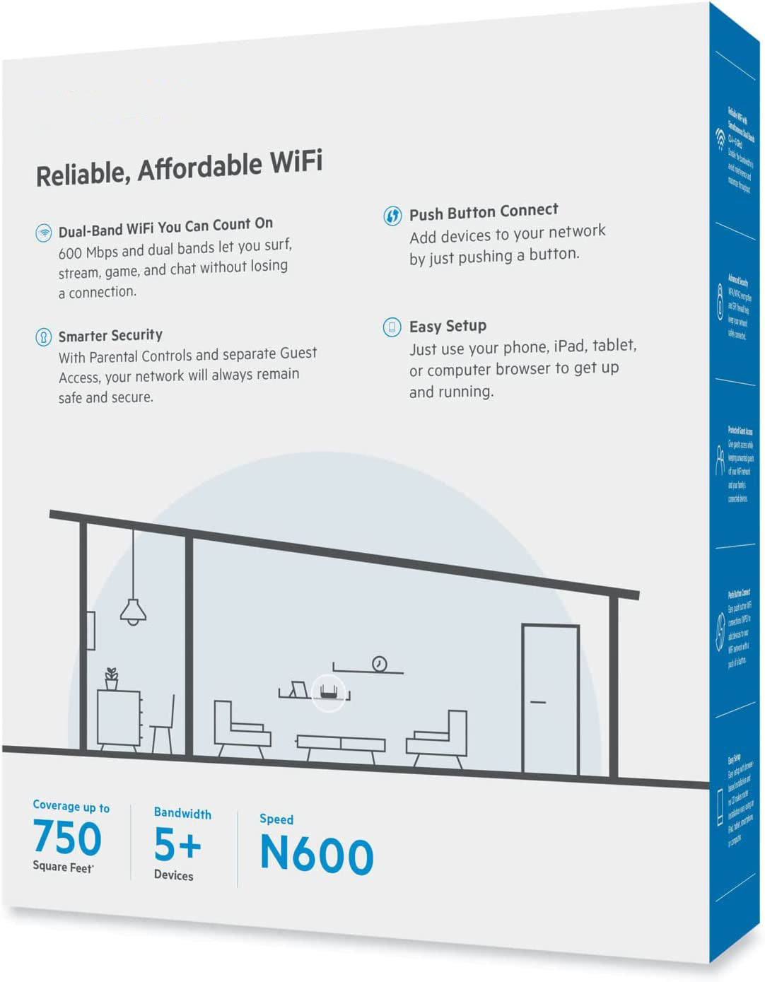 Wi-Fi 4 IEEE 802.11n Ethernet Wireless Router