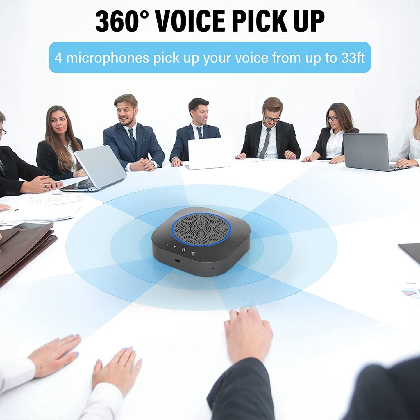 Bluetooth Voice Control Speakerphone by vSeeBox